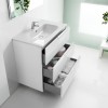 Roca Victoria Nord Ice edition Тумба подвесная 60x45x73см, c 3 ящиками, цвет: белый. Z.RU93.0.283.4
