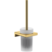 HG 41 752 990 AddStoris Набор для WC (Туалетный ершик настенный), металл/матовое стекло