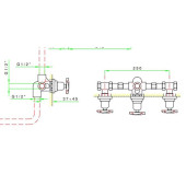 Nicolazzi Forest Внутрення часть для встроенного смесителя 1433. C2233