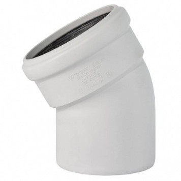 Отвод, Ostendorf, Skolan Safe, SKB, 30°, 110, PP-MD, цвет-RAL 7035 светло-серый