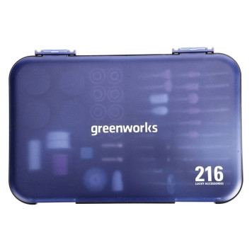 Набор оснастки для гравера Greenworks 216 предметов (кейс)-3