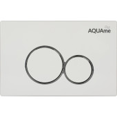 AQM4101W Панель смыва AQUAme, пластик, белый AQM4101W