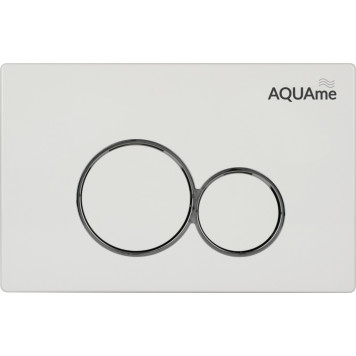 AQM4101W Панель смыва AQUAme, пластик, белый AQM4101W