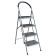 Стремянка Алюмет 4 ступени стальная с широкими ступенями