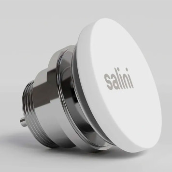 Salini D604 Донный клапан для раковины, фиксированный, S-Stone, цвет: белый. 166202G-1