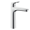 Hansgrohe Focus, Смеситель для раковины, высокий, с донным клапаном, Цвет: хром