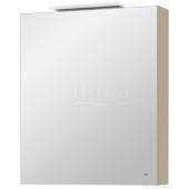 Roca A.8576.4.551.5 Oleta Шкаф зеркальный левый 600х700х137 мм, LED светильник, Капучино матовый A857645515