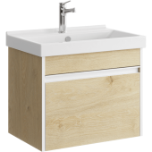 AQ URB0106DD Urban Тумба под умывальник, подвесная, с одним ящиком, 572х460х400 мм, Дуб Давос URB0106DD