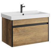 AQ URB0108DB Urban Тумба под умывальник, подвесная, с одним ящиком, 762х460х440 мм, Дуб Балтийский URB0108DB