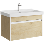AQ URB0108DD Urban Тумба под умывальник, подвесная, с одним ящиком, 762х460х440 мм, Дуб Давос URB0108DD