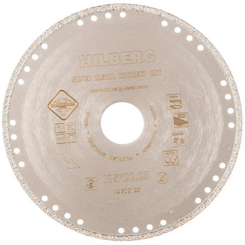 Диск алмазный Hilberg 125*22,23 Super Metal Сorrect Cut 502125-1