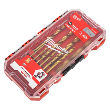 Сверла по металлу Milwaukee RedHEX HSS-TiN GEN II (3-10 мм) 10 шт.
