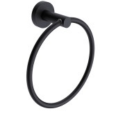 AQM7207MB Trento Кольцо для полотенца, черный матовый AQM7207MB