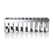 Decor Walther DW 355 Бокс универсальный 30.5x9.5x9.5см, настольный, цвет: хром. 0612400