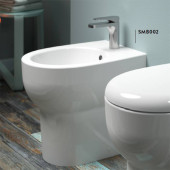 ARTCERAM/HIDRA  SMARTY Биде напольное  35х50 см, без крепежа, с 1 отв под смеситель, цвет: белый. ACA020,  SMB002 01 00bi*0