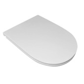 Kerasan Aquatech сиденье SLIM для унитаза, микролифт, цвет: белый/хром. 379101 Kerasan Aquatech сиденье SLIM для унитаза, микролифт, цвет: белый/хром. 379101
