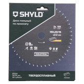 Диск пильный по ламинату SHYLD твердосплавный 150х20/16 мм, 48 зубьев(20460)
