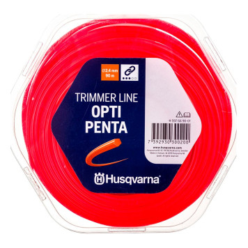 Леска для триммера Husqvarna 2,4мм/90м Opti Penta в блистере