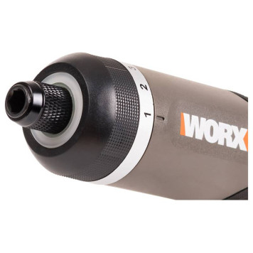 Отвертка аккумуляторная WORX WX242, 4В, 5Нм, 2Ач, набор оснастки-3