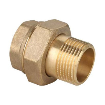 Разъёмное соединение резьбовое латунное Smart Install В/Н 3/4‘’ прямое. 52522S