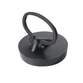 Пробка полимерная с круглым держателем под сливную решётку D70/85/113мм; цвет-чёрный