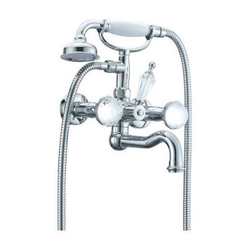 Boheme Brillante Presente Смеситель для ванны, душевой комплект, цвет: хром 353