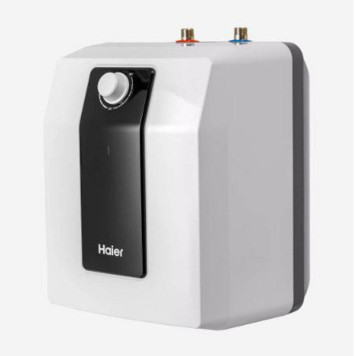 Водонагреватель электрический накопительный Haier Q2 эмалированный квадратный 15л под раковиной с механическим термостатом-1