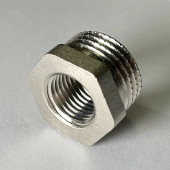 Футорка резьбовая DN15х8 Н 1/2 x В 1/4 латунь