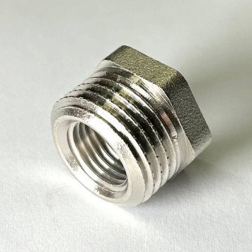 Футорка резьбовая DN15х8 Н 1/2 x В 1/4 латунь-2