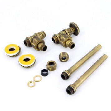 Комплект подключения Carlo Poletti для радиатора Artistic НН 1/2 х М24 х 19 угловой-2