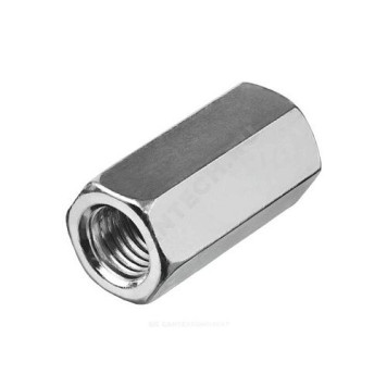 Гайка удлиненная ст оц кп 5 М14х42 (0,088 кг/шт) DIN6334