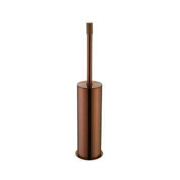 Boheme Uno Ершик для унитаза напольный с латунной колбой, цвет: brushed bronze 10979-BRB