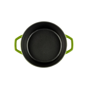 Глубокая кастрюля HS Y DT 24 GREEN-1