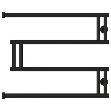 Сунержа High-Tech Полотенцесушитель водяной 65x50h, цвет: матовый черный 31-4050-5065-1