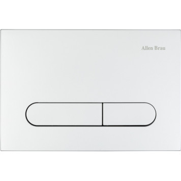 Allen Brau Project Color Клавиша смыва 23,1x15,7h см, цвет: хром матовый 9.2PR01.MG