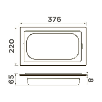 Omoikiri DC-03-1-LG Контейнер нержавеющая сталь цвет: светлое золото 4999083-1