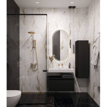 Armadi Art Flat Раковина мебельная прямоугольная 81х45,2х8h см, цвет: белый 859-080-CLCT-2