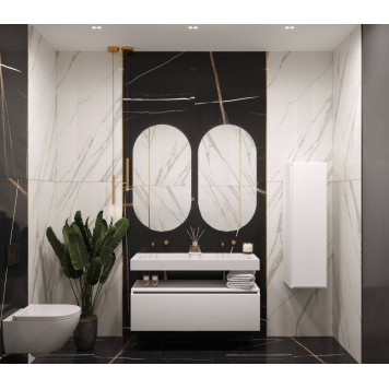 Armadi Art Flat Раковина подвесная 120,4х45,2х10h см, цвет: белый 888-120-2