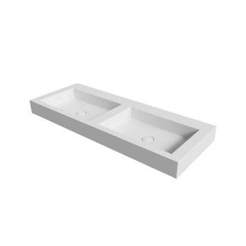 Armadi Art Flat Раковина подвесная 120,4х45,2х10h см, цвет: белый 888-120-4