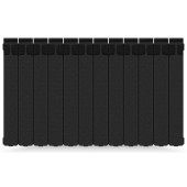 Rifar Monolit 500 12 секций, боковое подключение (антрацит)