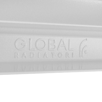 Радиатор алюминиевый Global ISEO 500 8 секций боковое подключение (белый RAL 9010) IS05001008 (IS05001008)-8