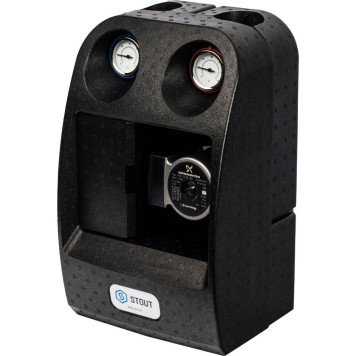 Насосная группа STOUT SDG-0007 с смесителем 1& и насосом Grundfos UPSO 25-65-4