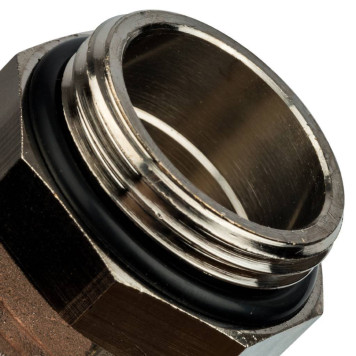 STOUT Регулируемый концевой фитинг с дренажным вентилем и ручным воздухоотводчиком 1&-3