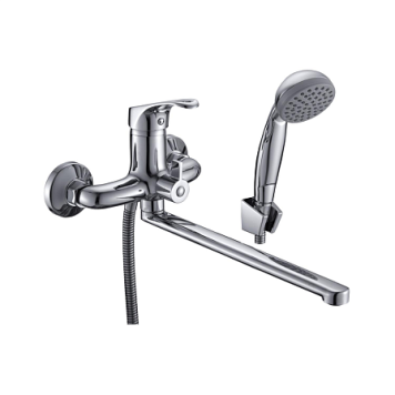 Смес/ванна Б-серия однор дл/изл плоск Lобр в/к Дача Славен СЛ-ОД-Б31