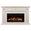 Каминокомплект: Очаг Electrolux EFP/P-3620LS, портал Siena 42/40/36, сл. кость с зол. патиной