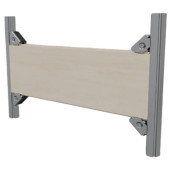 Пластина монтажная ХОММЕТ для крепления доп. элементов, 580 х 200 мм