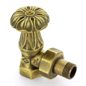Вентиль ручной Carlo Poletti Artistic угловой НВ 1/2 цвет бронзовый-3