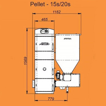 Котел пеллетныйZOTA Pellet 25_S-3