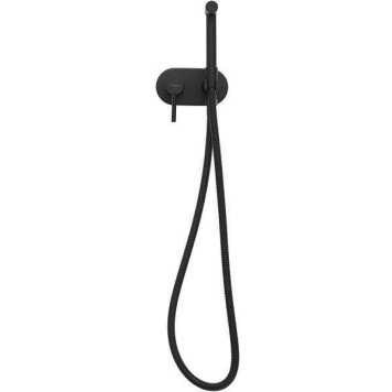 Allen Brau Priority Гигиенический душ со смесителем, с внутр. частью, цвет: черный мат. 5.31005-31-2