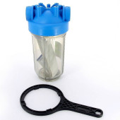 Колба фильтра 10 Atlas Filtri DP BIG 1 2P, SX (ключ + кронштейн)